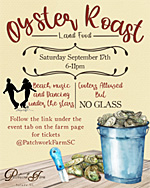 Poster for Oyster Roast, Saluda, South Carolina